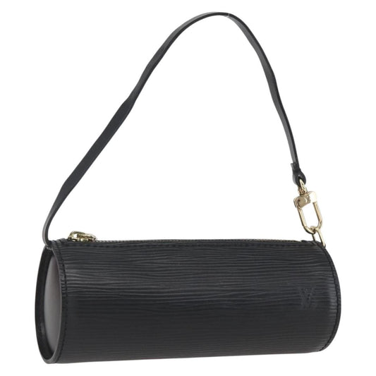 Louis Vuitton Soufflot Pochette Epi Leather, BLACK, LEATHER, Clutche & pouche