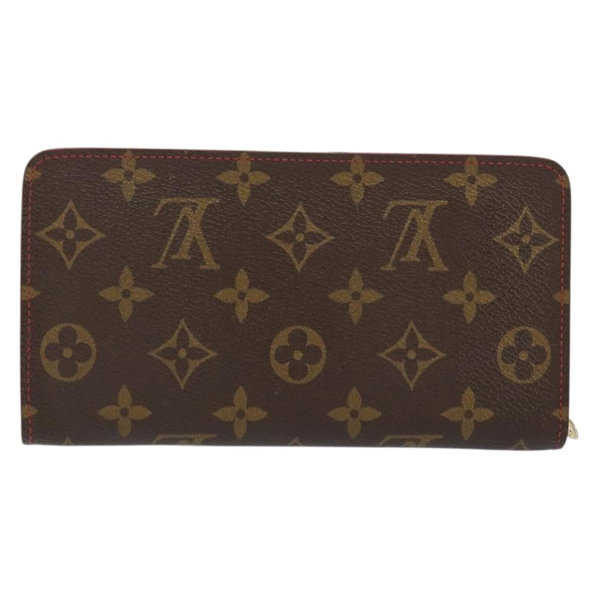 Louis Vuitton Zippy wallet Canvas, BROWN, CANVAS, Wallets
