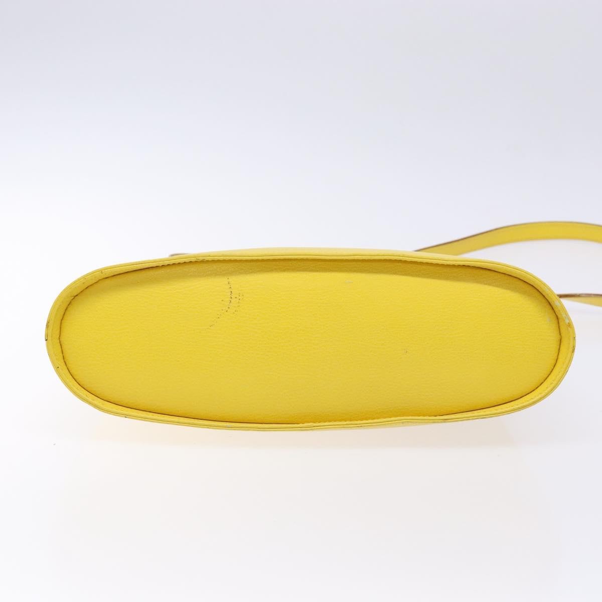 Salvatore Ferragamo Wanda Top Handle Shoulder Bag Leather, YELLOW, LEATHER, Handbag