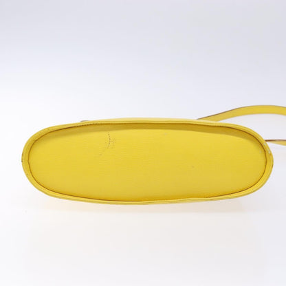 Salvatore Ferragamo Wanda Top Handle Shoulder Bag Leather, YELLOW, LEATHER, Handbag