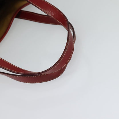 Celine Vintage Macadam Tote bag Canvas and Leather, BEIGE, CANVAS, Tote bag