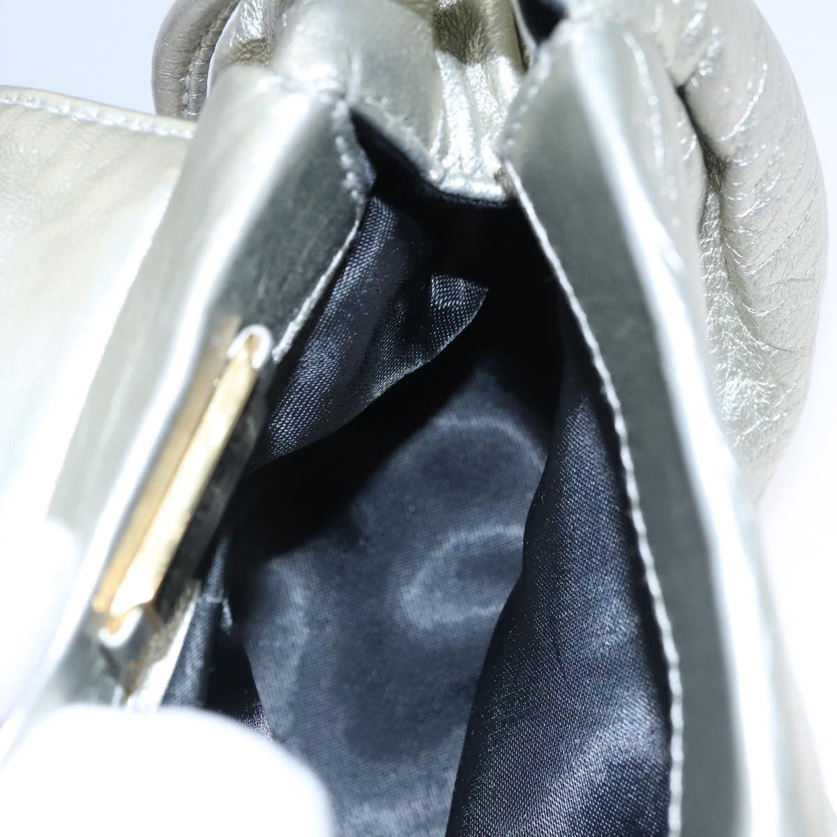 Loewe Vintage Crossbody Leather, SILVER, LEATHER, Shoulder bag