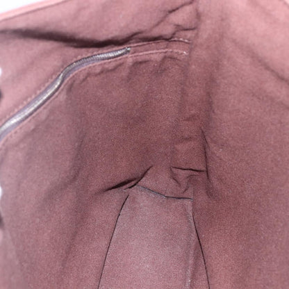 Hermes Troca Horizontal Tote Canvas, BROWN, CANVAS, Tote bag