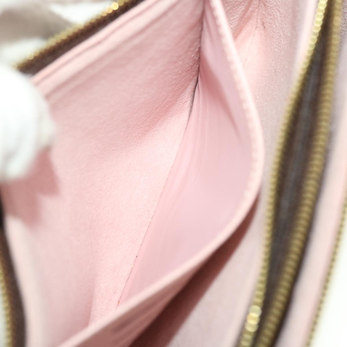 Louis Vuitton Double Zip Pochette Limited Edition Vivienne Xmas Monogram Canvas, BROWN, CANVAS, Clutche & pouche