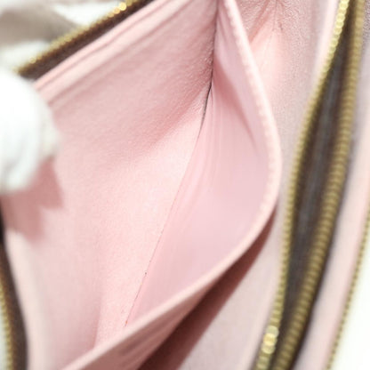 Louis Vuitton Double Zip Pochette Limited Edition Vivienne Xmas Monogram Canvas, BROWN, CANVAS, Clutche & pouche