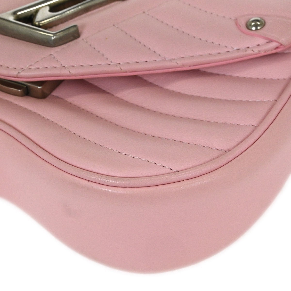 Louis Vuitton New Wave Chain Bag Quilted Leather, PINK, LEATHER, Shoulder bag