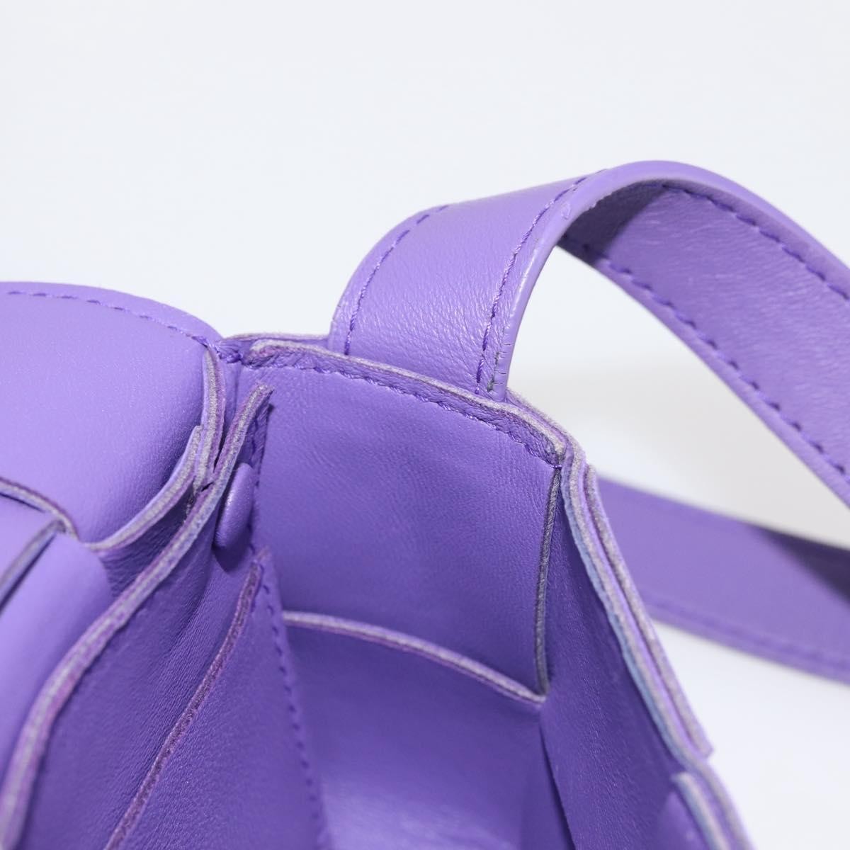 Bottega Veneta Cassette Crossbody Bag Padded Maxi Intrecciato Leather, PURPLE, LEATHER, Crossbody bag