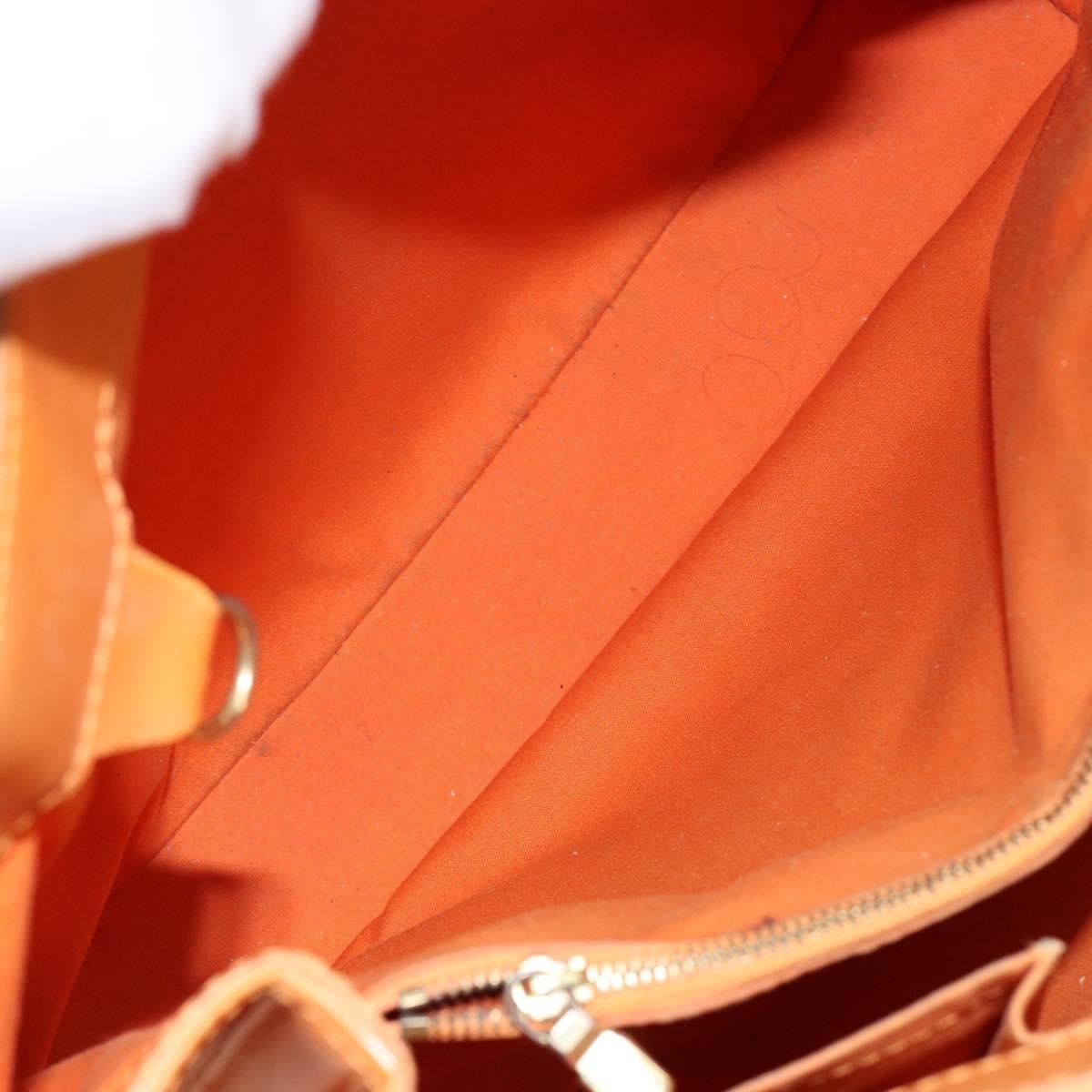 Louis Vuitton Mandara Handbag Epi Leather, ORANGE, LEATHER, Shoulder bag