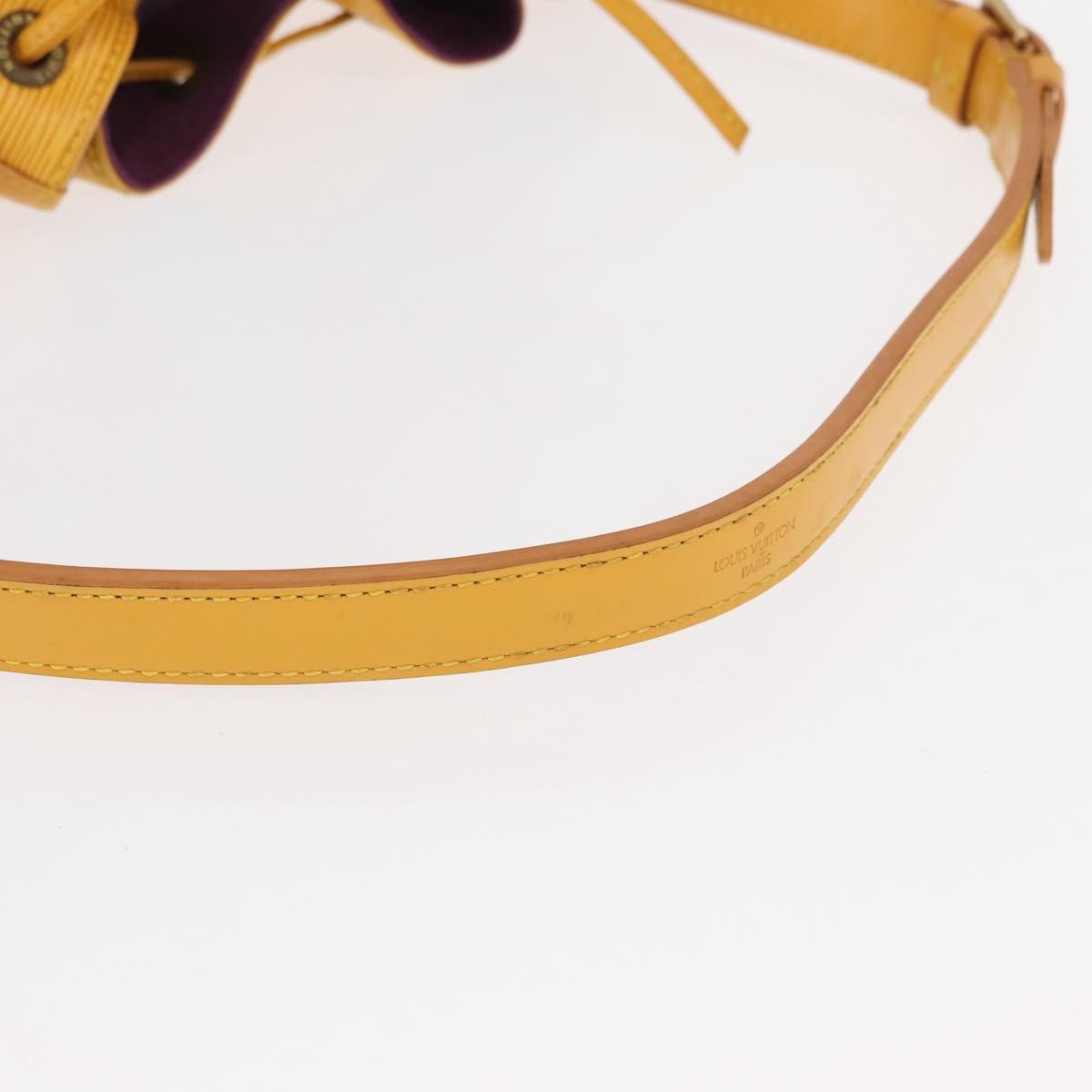 Louis Vuitton Noe Handbag Epi Leather, YELLOW, LEATHER, Shoulder bag