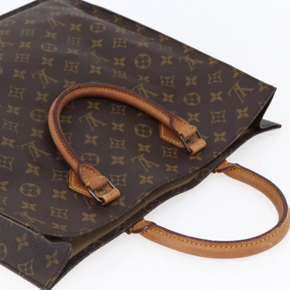 Louis Vuitton Sac Plat Bag Monogram Canvas, BROWN, CANVAS, Handbag
