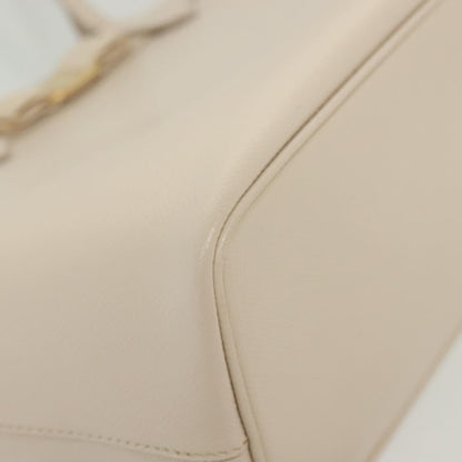 Salvatore Ferragamo Vala tote Leather, BEIGE, LEATHER, Tote bag