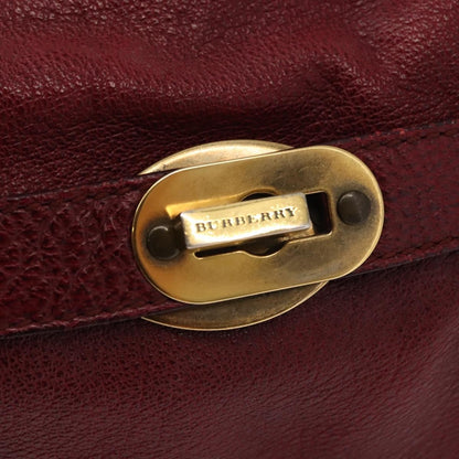Burberry Shoulder Bag Leather, RED, LEATHER, Shoulder bag