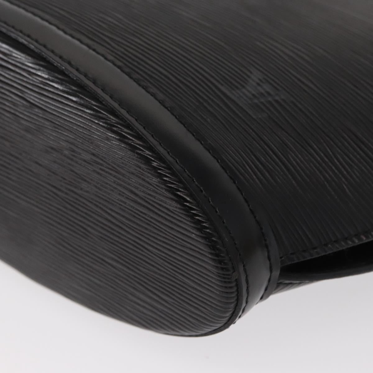 Louis Vuitton Saint Jacques Handbag Epi Leather, BLACK, LEATHER, Handbag