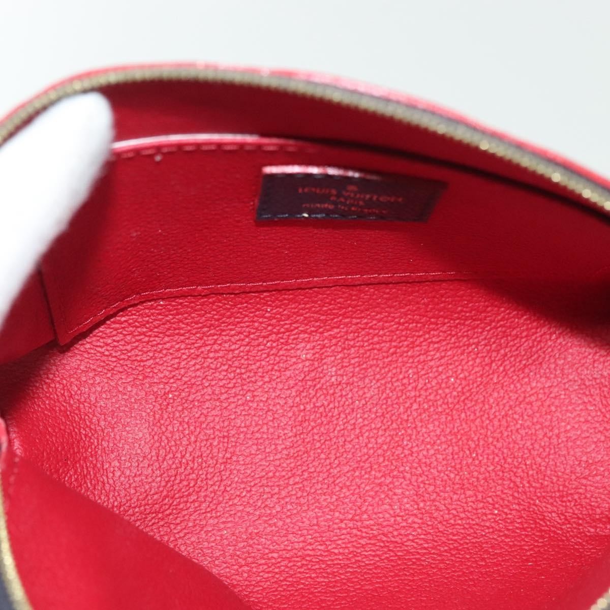 Louis Vuitton Cosmetic Pouch Monogram Empreinte Leather, NAVY, LEATHER, Toiletry Case