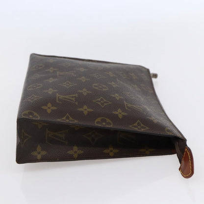 Louis Vuitton Toiletry Pouch Monogram Canvas, BROWN, CANVAS, Clutche & pouche