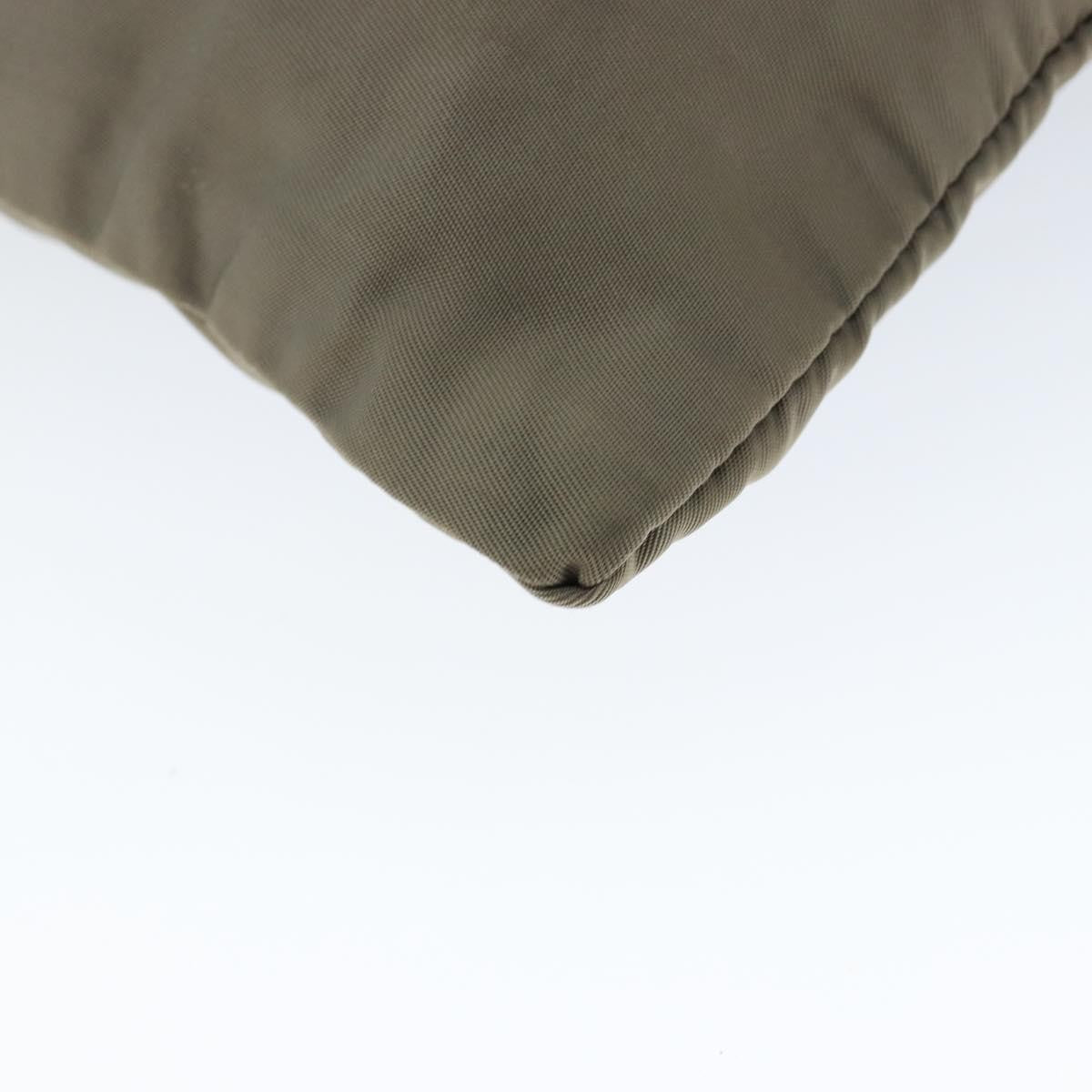Prada Front Pocket Messenger Bag Tessuto, KHAKI, NYLON, Shoulder bag