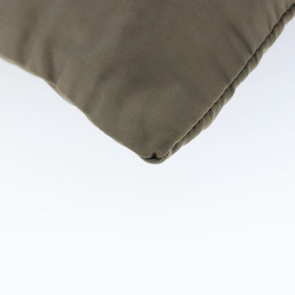Prada Front Pocket Messenger Bag Tessuto, KHAKI, NYLON, Shoulder bag