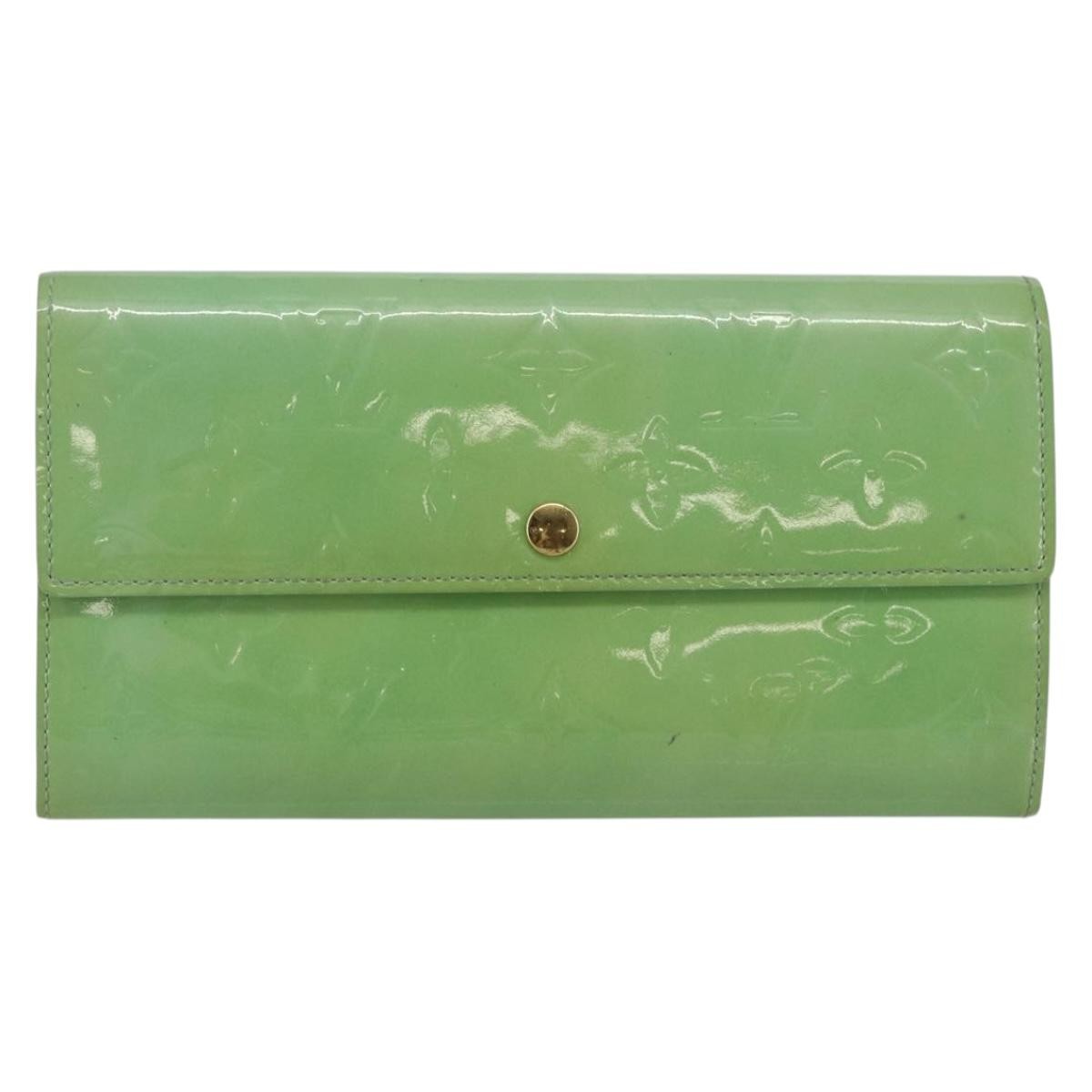 Louis Vuitton Vintage Sarah Wallet Patent leather, GREEN, PATENT_LEATHER, Wallets