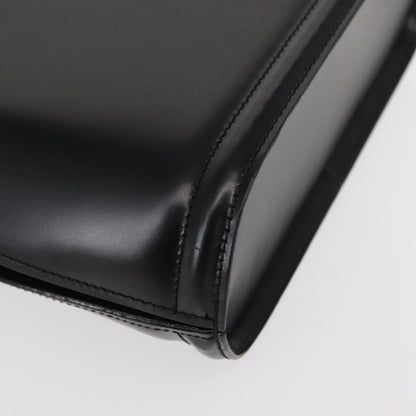 Bally Vintage Shoulder Bag Leather, BLACK, LEATHER, Shoulder bag