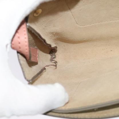 Chloe Faye Crossbody Leather and Suede, PINK, LEATHER, Shoulder bag