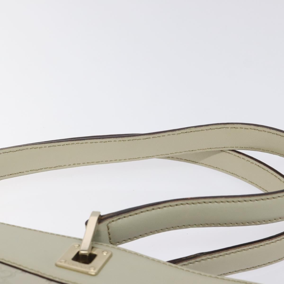 Gucci Punch Tote Guccissima Leather, WHITE, CANVAS, Tote bag