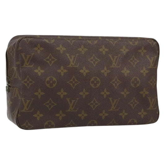 Louis Vuitton Trousse Toilette Monogram Canvas, BROWN, CANVAS, Clutche & pouche