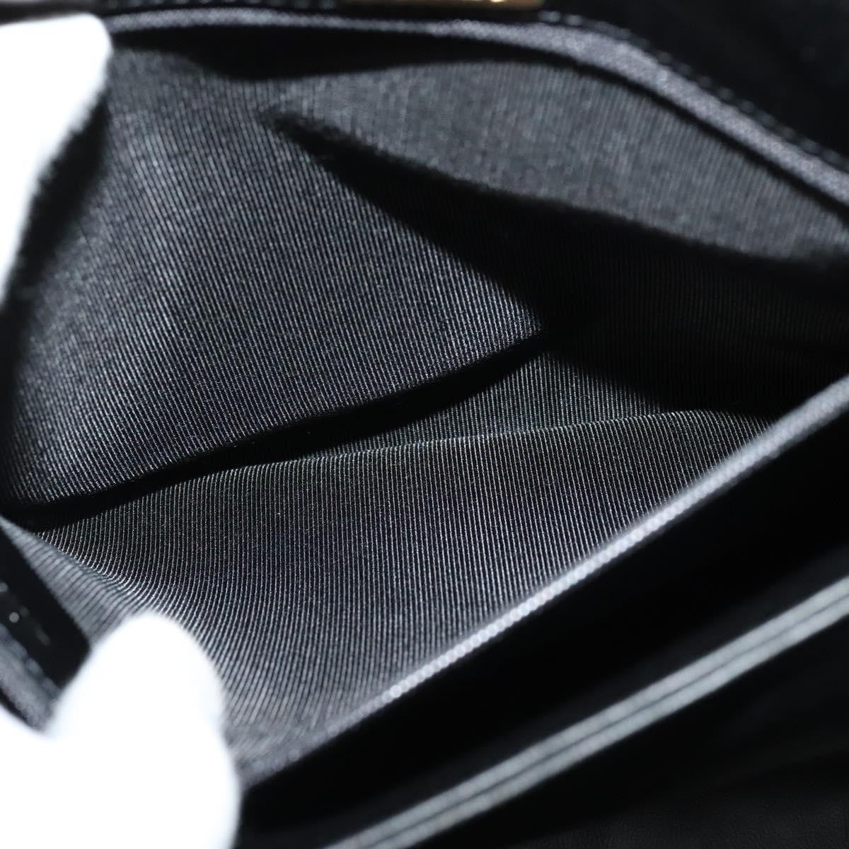 Bally Vintage Handbag Quilted Leather, BLACK, LEATHER, Handbag