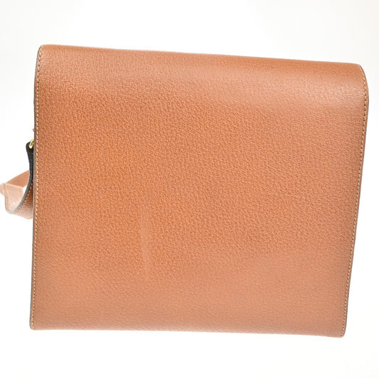 Gucci Vintage Lady Lock Top Handle Bag Leather, Brown, Leather, Shoulder Bag