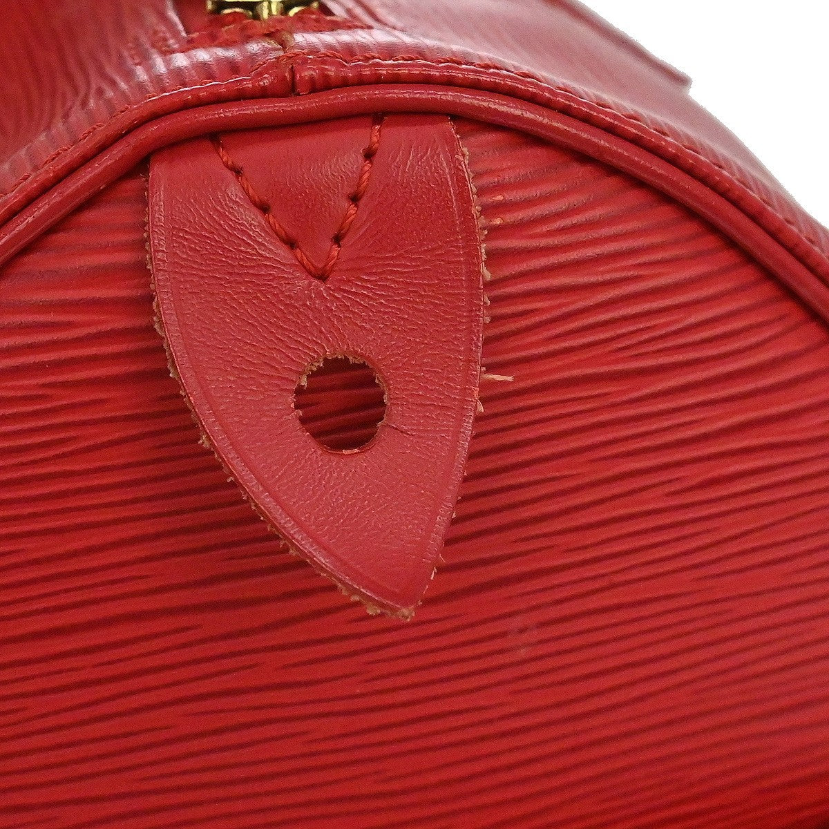 Louis Vuitton Speedy Handbag Epi Leather, Red, Leather, Handbag
