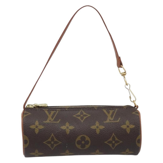 Louis Vuitton Papillon Pochette Monogram Canvas, BROWN, CANVAS, Clutche & pouche