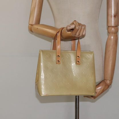 Louis Vuitton Reade Handbag Monogram Vernis, BEIGE, PATENT_LEATHER, Handbag