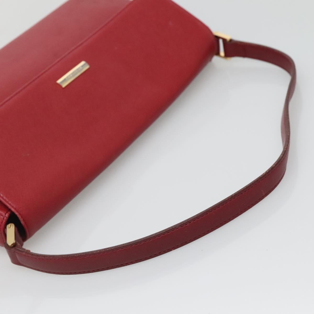 Burberry Vintage Handbag Leather, RED, LEATHER, Handbag
