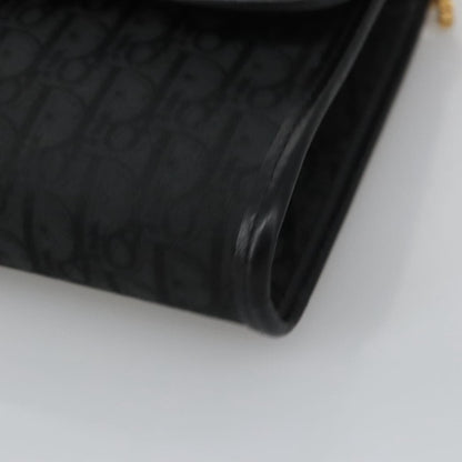 Christian Dior Vintage Trotter Crossbody Bag Canvas, BLACK, CANVAS, Shoulder bag