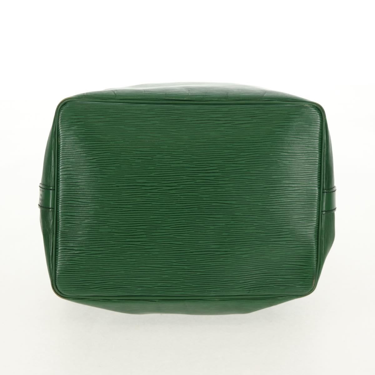 Louis Vuitton Petit Noe Handbag Epi Leather, GREEN, LEATHER, Shoulder bag