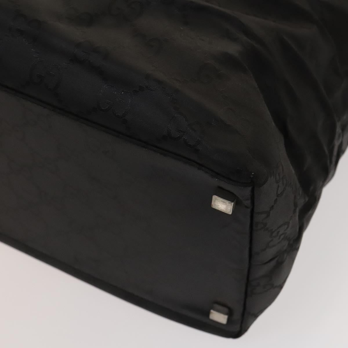 Gucci Zip Hobo Nylon, BLACK, NYLON, Shoulder bag