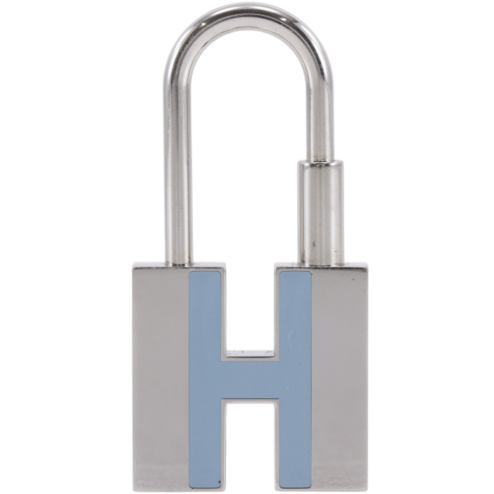 Hermes Cadena Keyring Metal, Silver, Metal, Charm