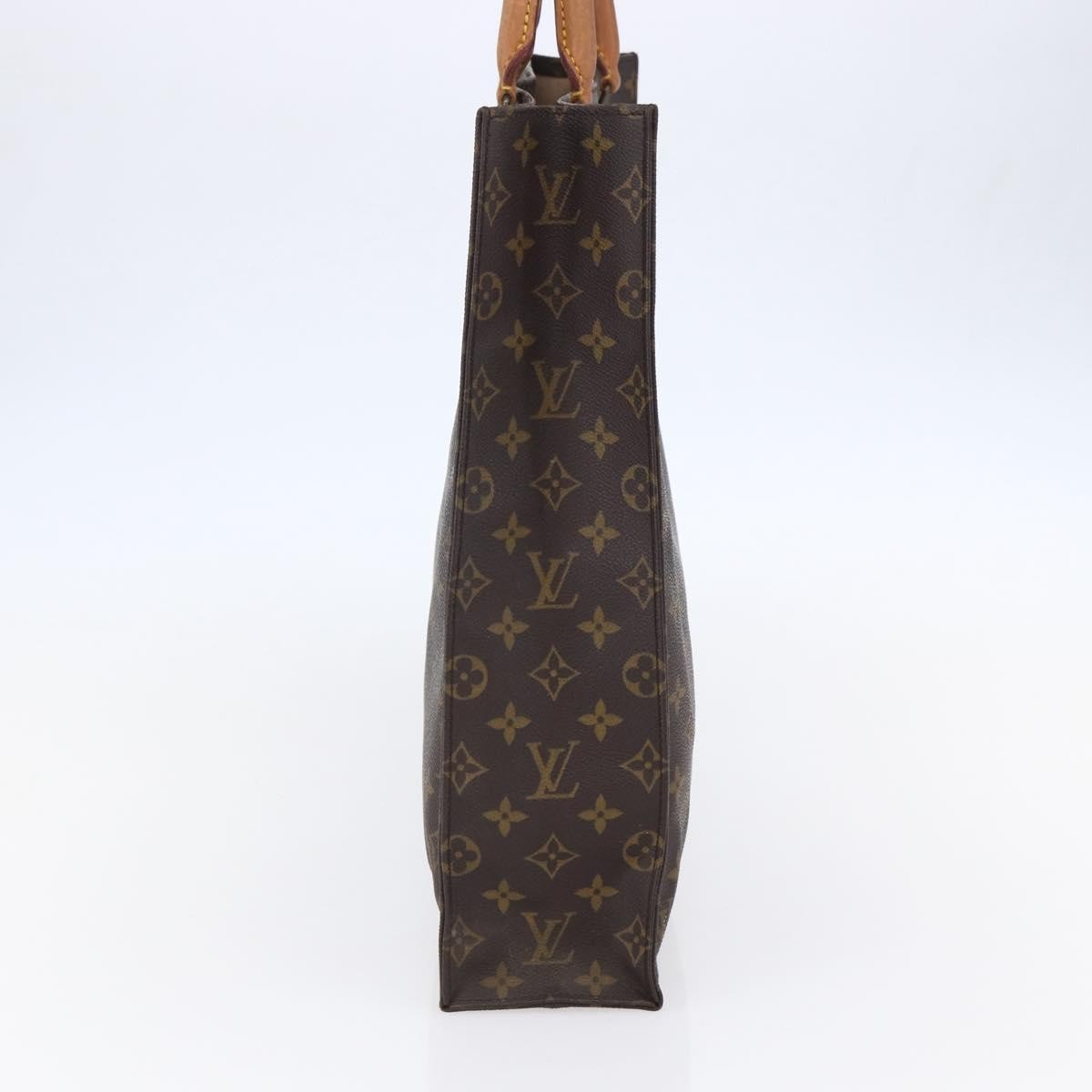 Louis Vuitton Sac Plat Bag Monogram Canvas, BROWN, CANVAS, Handbag