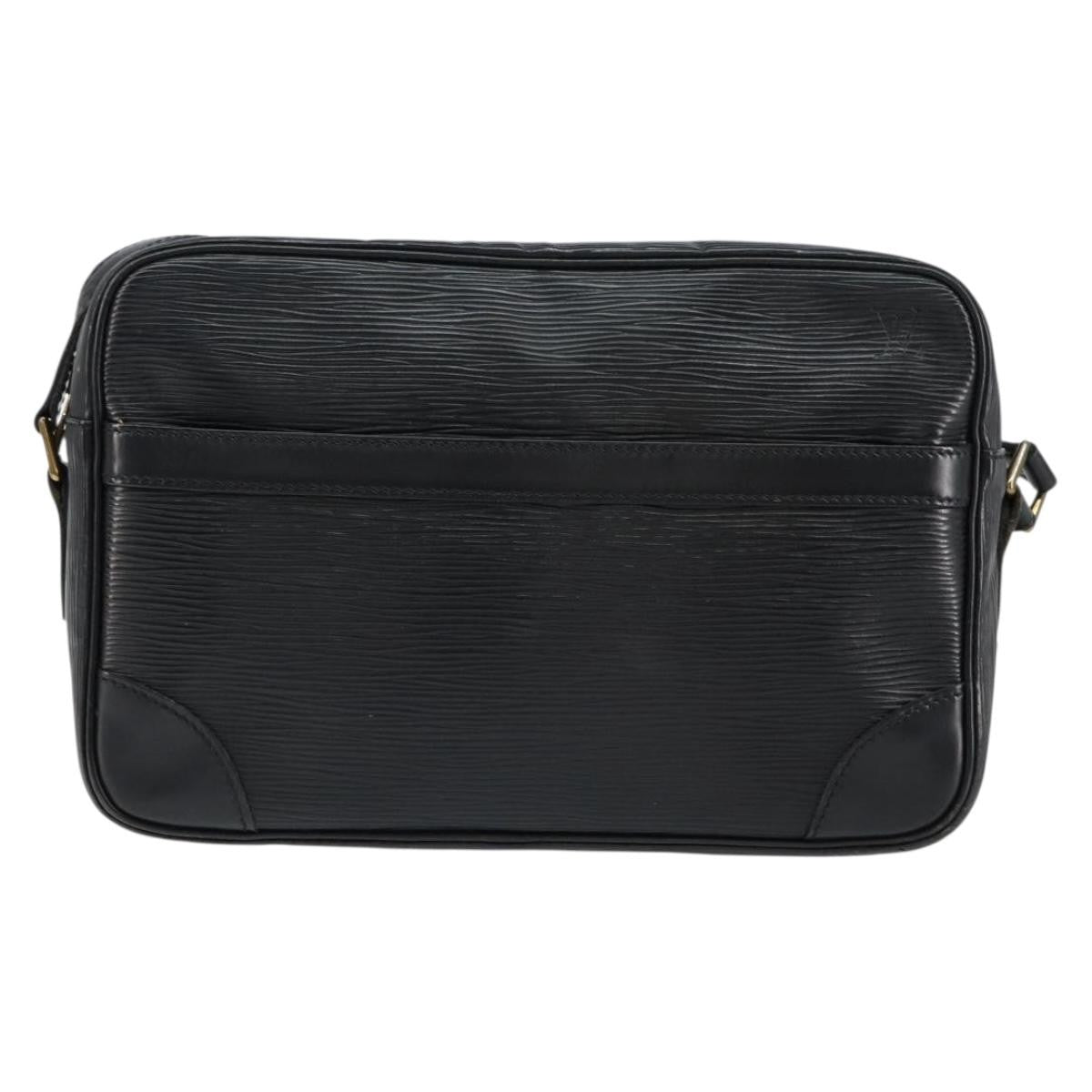 Louis Vuitton Trocadero Handbag Epi Leather, BLACK, LEATHER, Shoulder bag