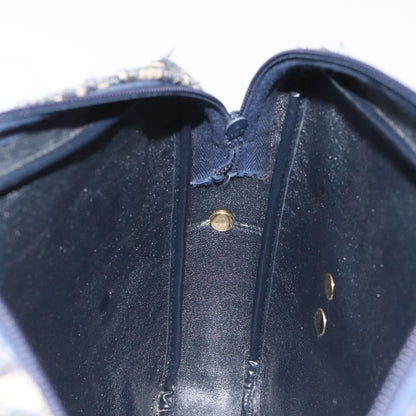 Christian Dior Vintage CD trotter Shoulder bag Canvas, NAVY, CANVAS, Shoulder bag