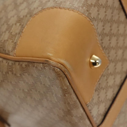 Celine Vintage Duffle Bag Macadam Coated Canvas, BROWN, CANVAS, Travel bag