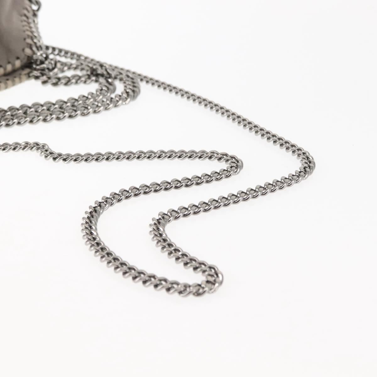 Stella McCartney Falabella Fold Over Crossbody Bag Suede, GRAY, SUEDE, Crossbody bag