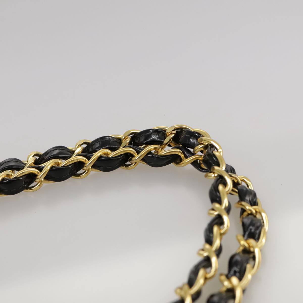 Chanel Vintage Chain Frame Bag Quilted Patent, BLACK, PATENT_LEATHER, Handbag