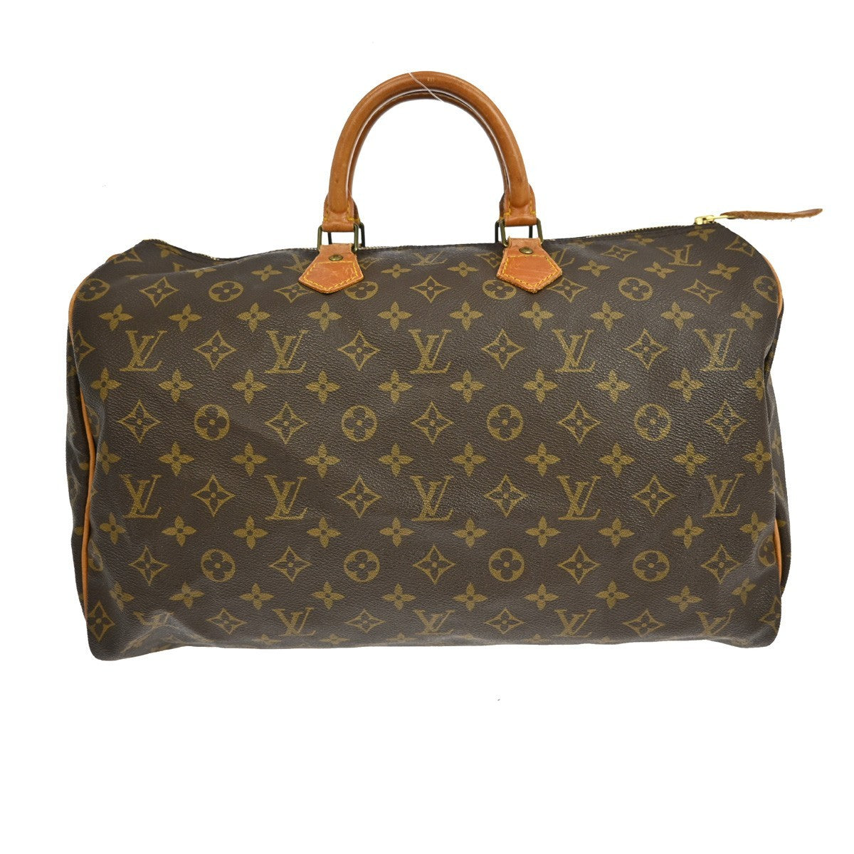 Louis Vuitton Speedy Handbag Monogram Canvas, BROWN, CANVAS, Handbag