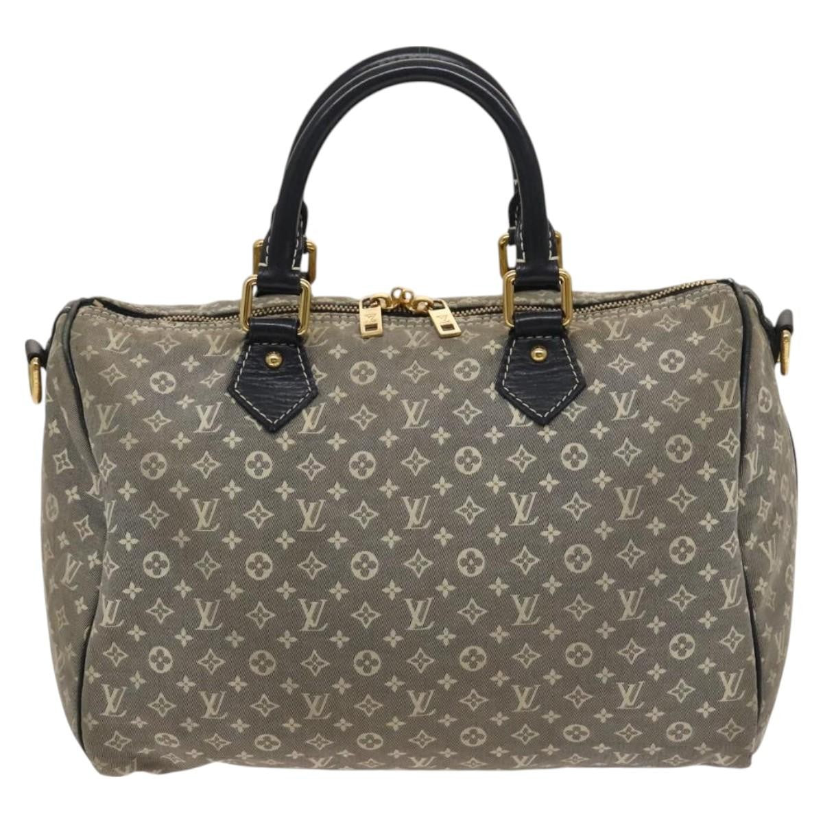 Louis Vuitton Speedy Bandouliere Bag Monogram Idylle, GRAY, CANVAS, Handbag
