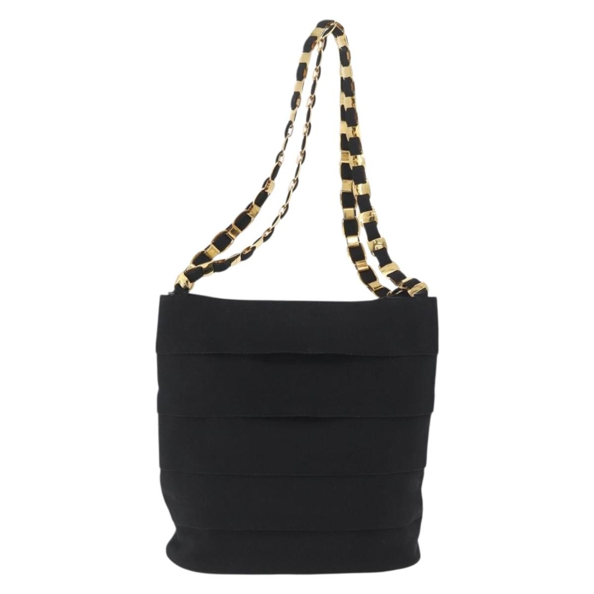 Salvatore Ferragamo Vala Shoulder Bag Nylon, BLACK, NYLON, Shoulder bag
