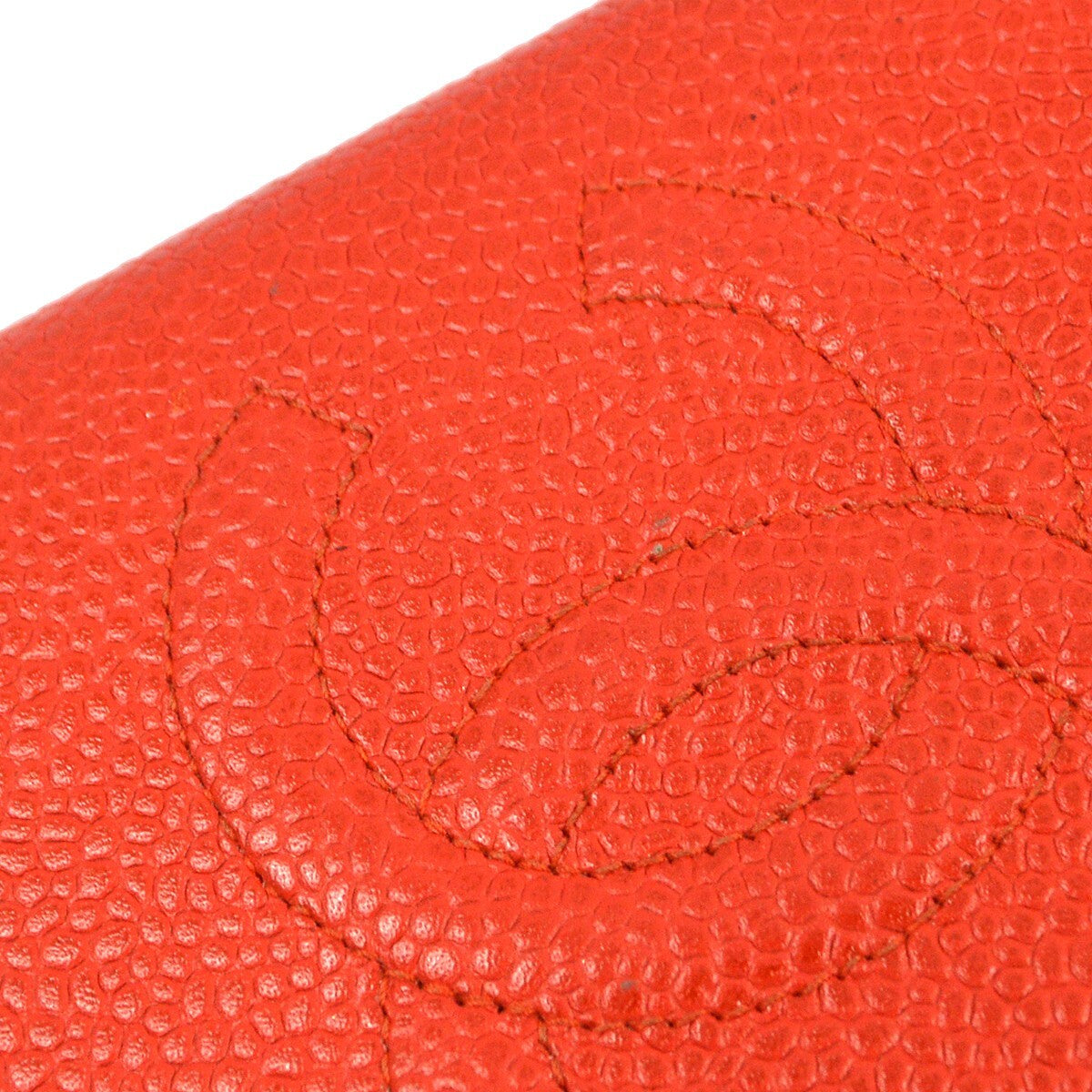 Chanel Vintage Timeless CC Bifold Wallet Caviar, RED, LEATHER, Wallets