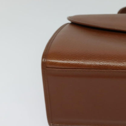 Burberry Vintage Handbag Leather, BROWN, LEATHER, Handbag