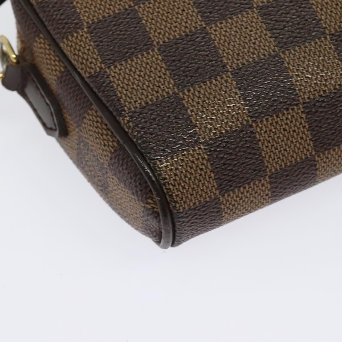 Louis Vuitton Ipanema Pochette Damier, BROWN, CANVAS, Shoulder bag