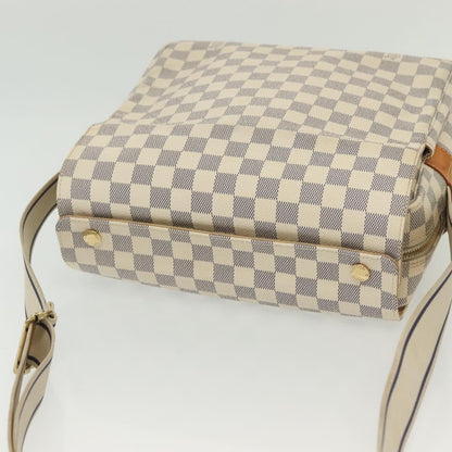 Louis Vuitton Naviglio Handbag Damier, WHITE, CANVAS, Shoulder bag