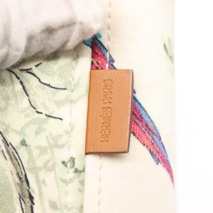 Hermes Panier De Plage Handbag Printed Canvas, MULTICOLOUR, CANVAS, Tote bag